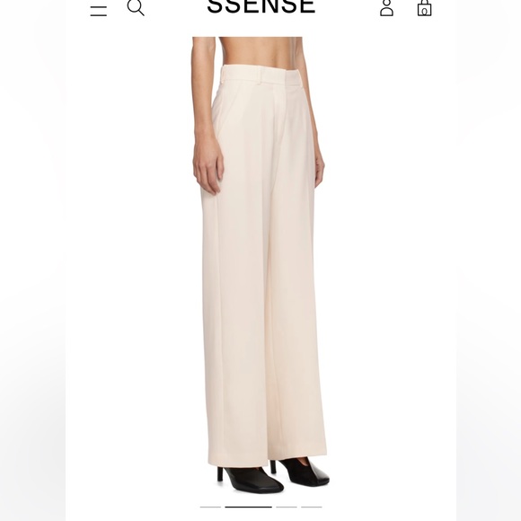 NANUSHKA high rise trousers - Picture 1 of 5